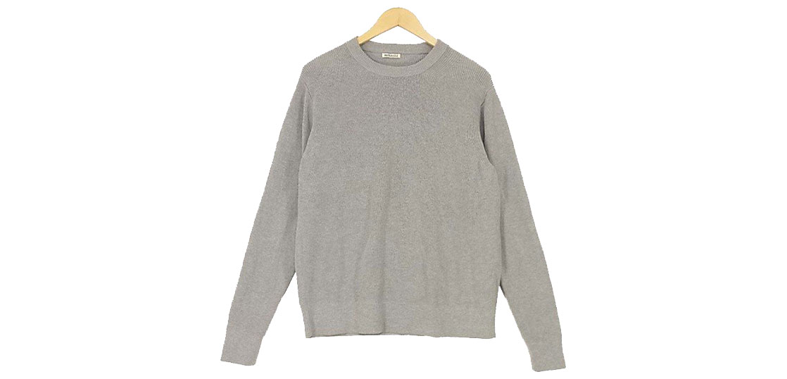 オーラリー スーパーハードツイストリブ ニット プルオーバー 買取実績