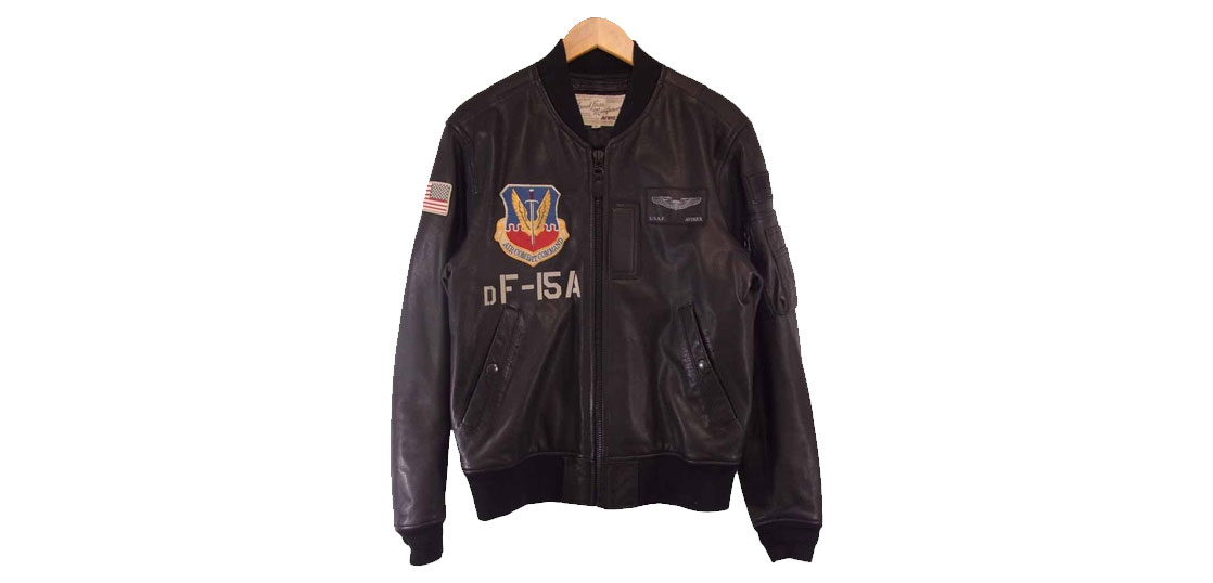 アヴィレックス 40th ANNIV LEATHER MA-1 STREAK EAGLE 買取実績