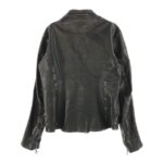 バックラッシュ HA-1324-01 ドイツカーフ レザー シングル ライダース ブラック系 買取実績 画像