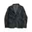 バックラッシュ イタリアンショルダーペーズリー型押し製品染めジャケット　ブラック 1452-02 画像