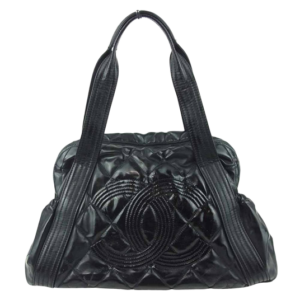 シャネル マトラッセ ココマーク パテントレザー ボストン ハンド バッグ 買取実績