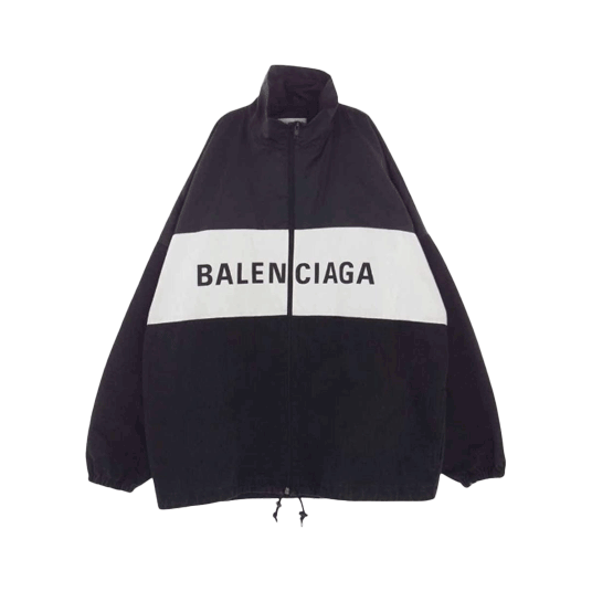 バレンシアガ 18AW 529213 TBQ03 トラック ジャケット ブラック