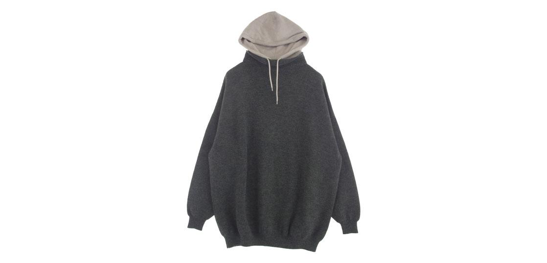 バレンシアガ 19AW 594949 T1506 Grey Wool Hooded Sweater 買取実績
