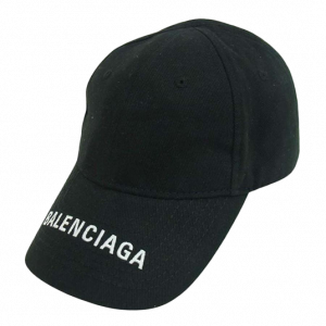 バレンシアガ　Logo Visor キャップ ブラック Balenciaga Logo Visor Cap Balenciaga