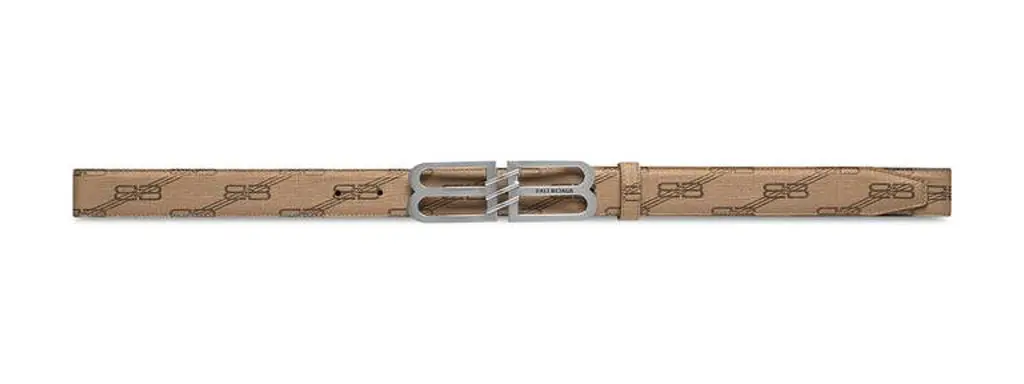 バレンシアガ BALENCIAGA BB モノグラム ロゴ ベルト ベージュ 完全版】バレンシアガのベルトについてプロが5分で徹底解説！