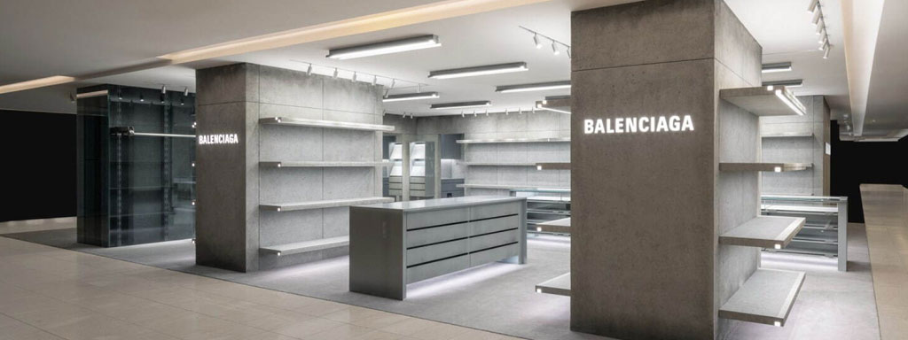 バレンシアガの新ストアが松坂屋名古屋店にオープン　画像