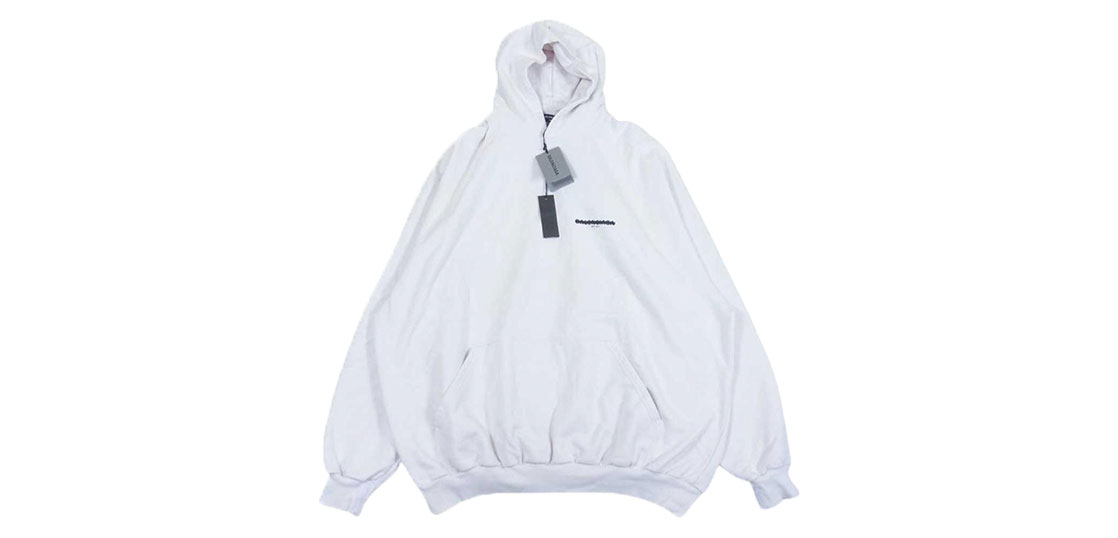 バレンシアガ 22AW 697879 TMVH2 Oversized Hoodie テーピングロゴ パーカー 買取実績