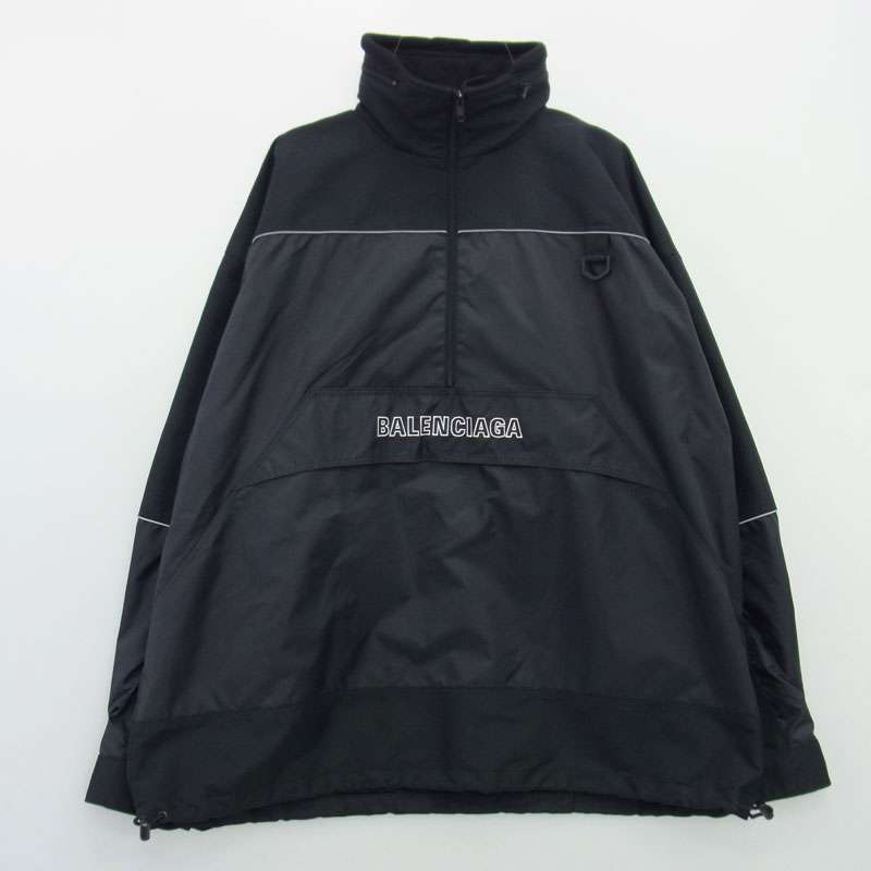 バレンシアガ 18AW 533917 TA018 ハーフジップ アノラック ロゴ ウインドブレーカー ジャケット 買取実績 画像
