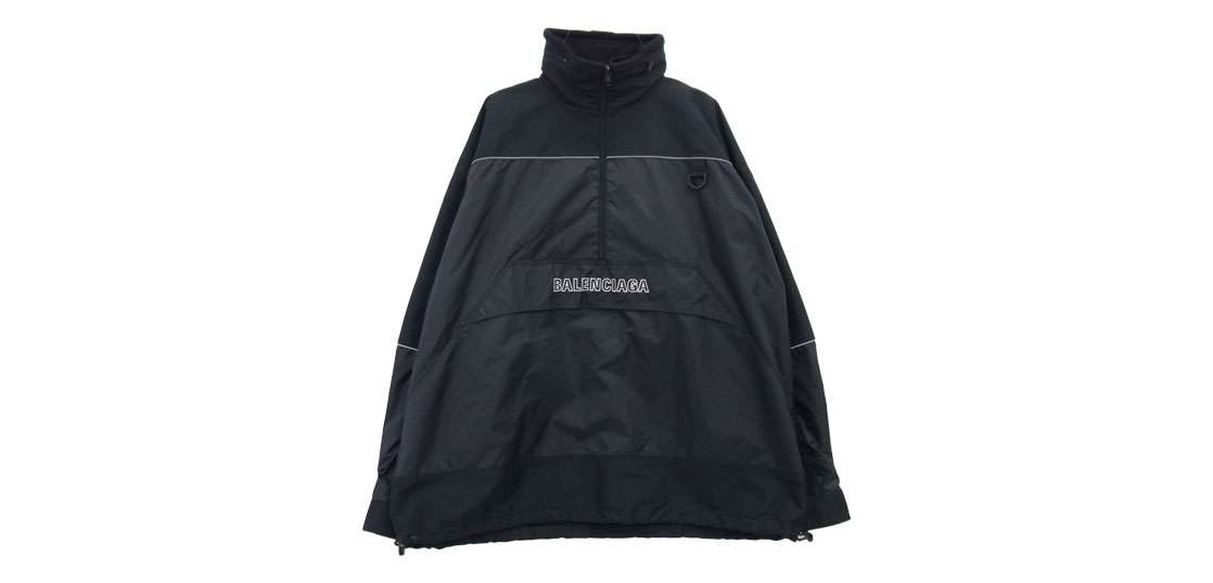 バレンシアガ 18AW 533917 TA018 ハーフジップ アノラック ロゴ ウインドブレーカー ジャケット 買取実績