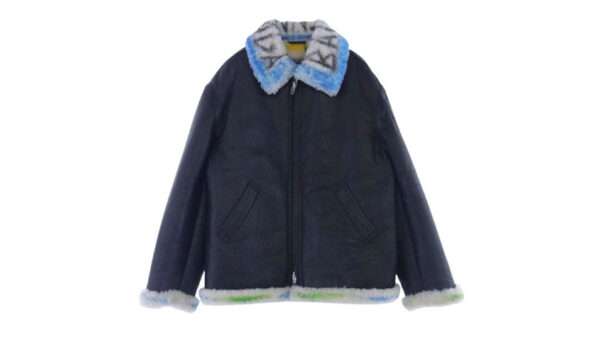 バレンシアガ 18AW 534872 TBS02 グラフィティ シアリング レザー ムートン ジャケット 買取実績