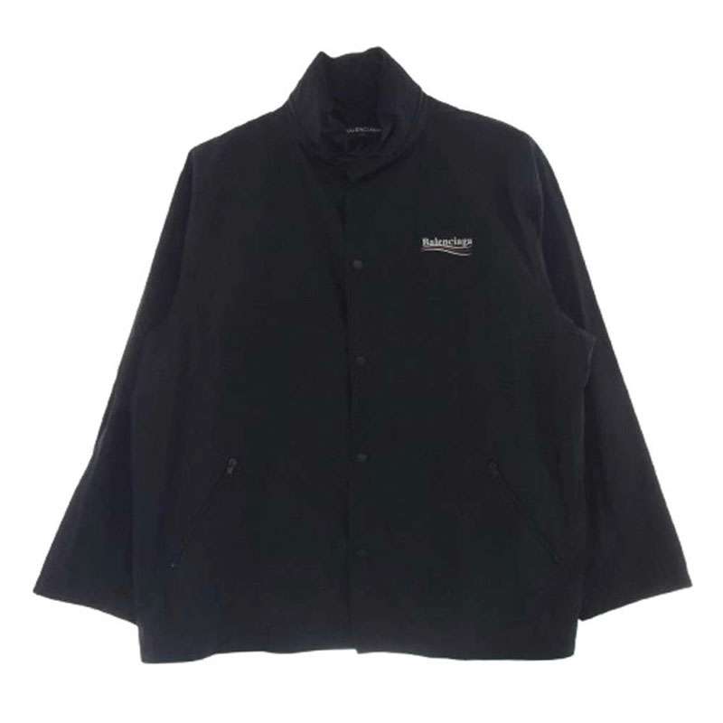 バレンシアガ 18SS 508531 TYD36 キャンペーンロゴ レイン ブルゾン スタンドカラー ジャケット 買取実績 画像