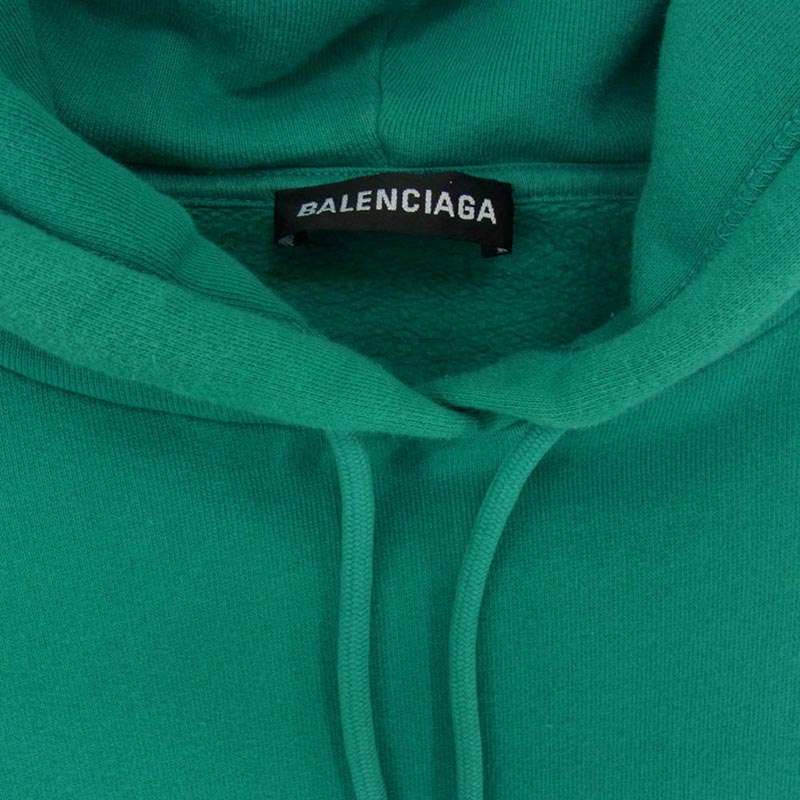 バレンシアガ 19AW 570811 TGV68 Paris Flag Pullover Hoodie ロゴプリント パリフラッグ プルオーバー パーカー フーディー 買取実績 画像