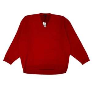 バレンシアガ 19AW 594732 T4097 ロゴ刺繍 Vネック ニット 買取実績