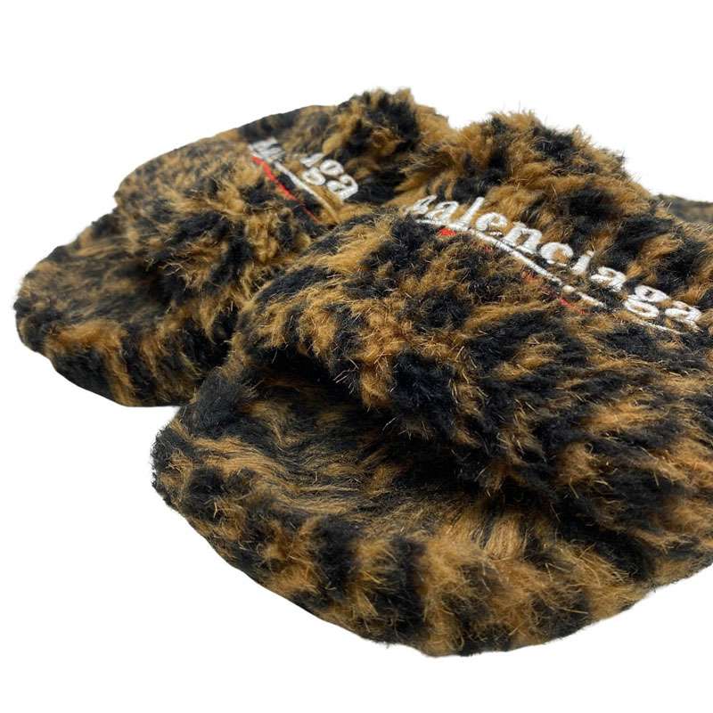バレンシアガ 22AW レオパード フェイクファー サンダル 買取実績 画像