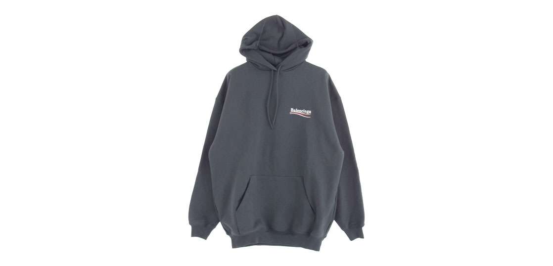 バレンシアガ 21AW 578135 TKVI9 Political Campaign Medium Fit Hoodie 買取実績