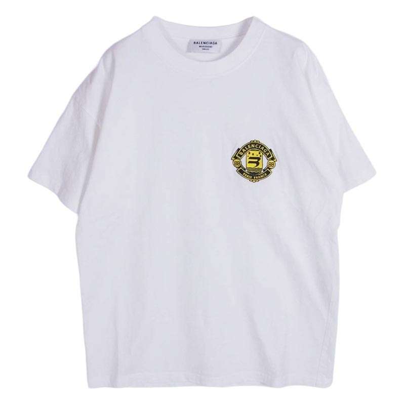 バレンシアガ 21AW 612965 TLV61 WARDROBE ロゴ刺繍 半袖 Tシャツ カットソー 買取実績