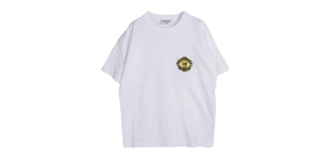 バレンシアガ 21AW 612965 TLV61 WARDROBE ロゴ刺繍 半袖 Tシャツ カットソー 買取実績