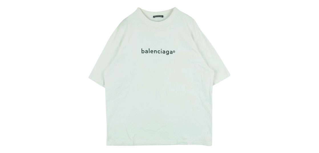 バレンシアガ 21SS 612966 TIV54 ニュー コピーライト プリント クルーネック 半袖 Tシャツ 買取実績