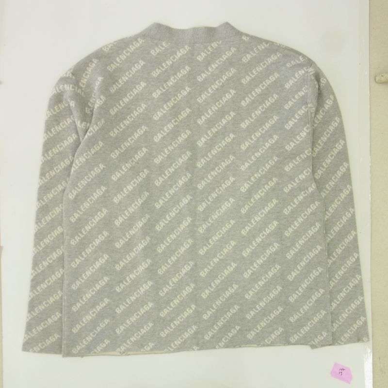 バレンシアガ 22AW 699822 T3233 Mini Allover Logo Cardigan ミニ オールオーバーロゴ カーディガン 買取実績 画像