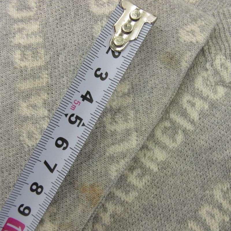 バレンシアガ 22AW 699822 T3233 Mini Allover Logo Cardigan ミニ オールオーバーロゴ カーディガン 買取実績 画像