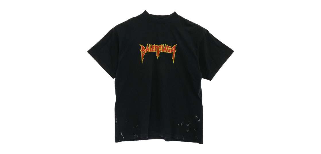 バレンシアガ 22SS 694576 TMV88 METAL LOGO CRASHED SS TEE 買取実績
