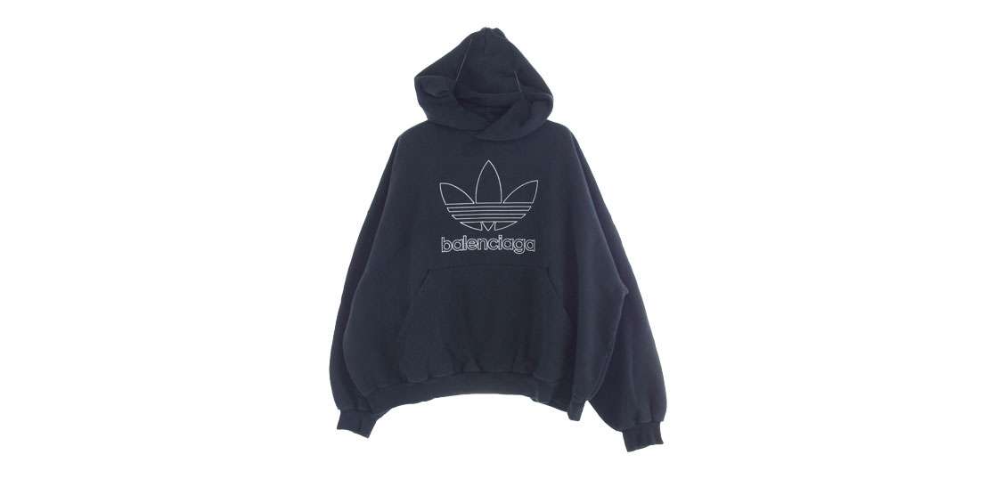 バレンシア×アディダス　パーカー BALENCIAGA×adidas☆】コラボ フーディー パーカー (BALENCIAGA