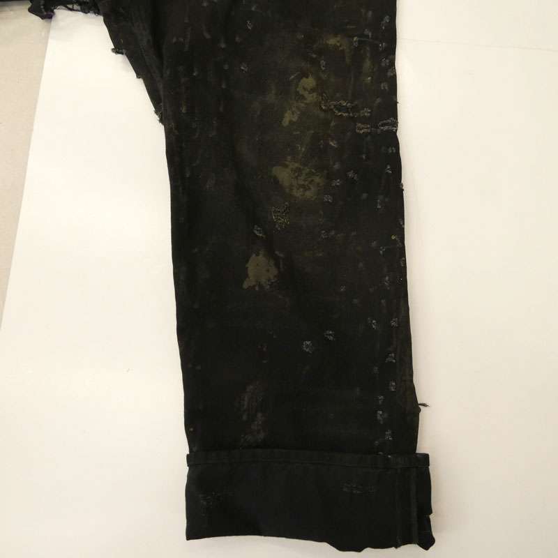 バレンシアガ 23SS 745248 TBP47 SUPER DESTROYED BAGGY スーパー デストロイ ダメージ ラージフィット バギー デニム パンツ 買取実績 画像