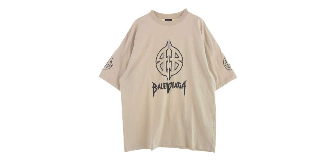 バレンシアガ 23SS 764235 TPVI2 Metal BB Logo Tee 買取実績