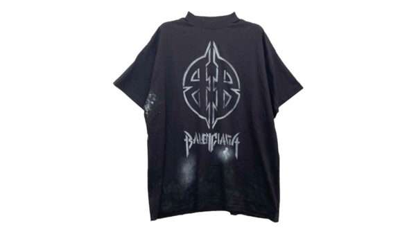 バレンシアガ 24AW 787349 TQVT1 Metal BB Stencil Tee  買取実績