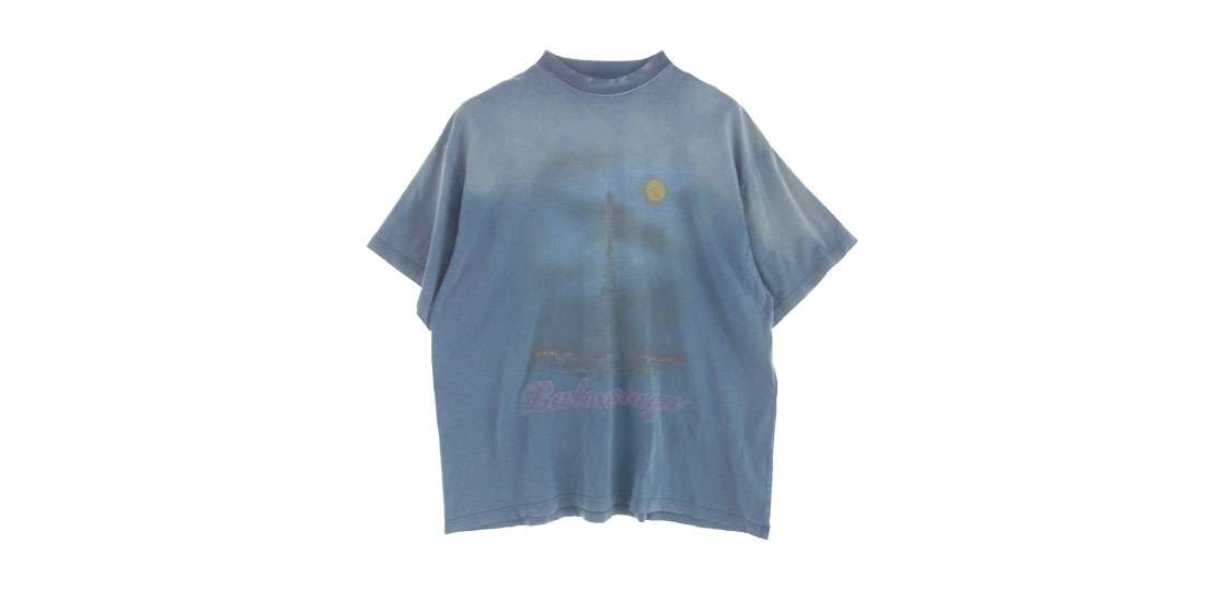 バレンシアガ 24SS 739028 TQV01 Paris Moon Oversized Tee 買取実績