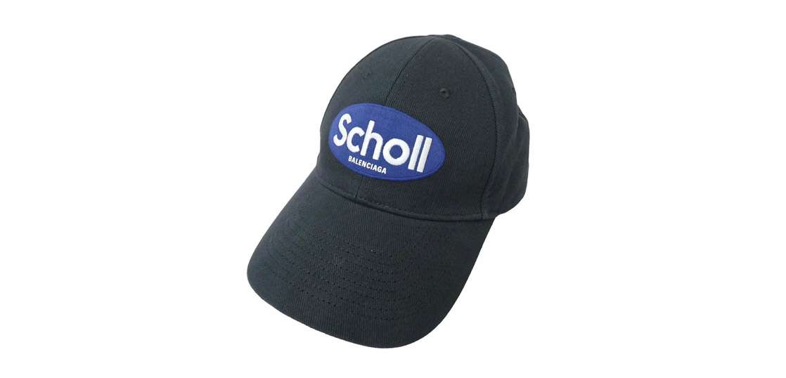 バレンシアガ 25AW 840108 410B2 × SCHOLL Logo Embroidered Baseball Cap 買取実績