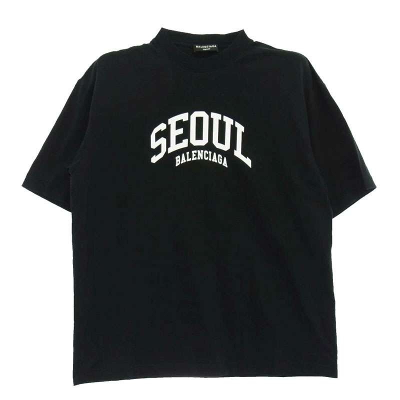 バレンシアガ 612966 TLVL9 SEOUL ソウル クルーネック 半袖 Tシャツ 買取実績 画像