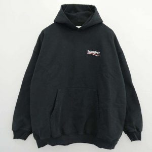 バレンシアガ 620947 TKVI9 Embroidered Political Campaign Large Fit Hoodie 買取実績