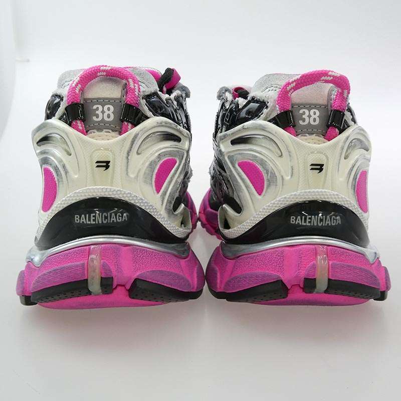 バレンシアガ 677402 Runner Sneakers ランナー ダメージ加工 メッシュ レザー ローカットシューズ スニーカー 買取実績 画像