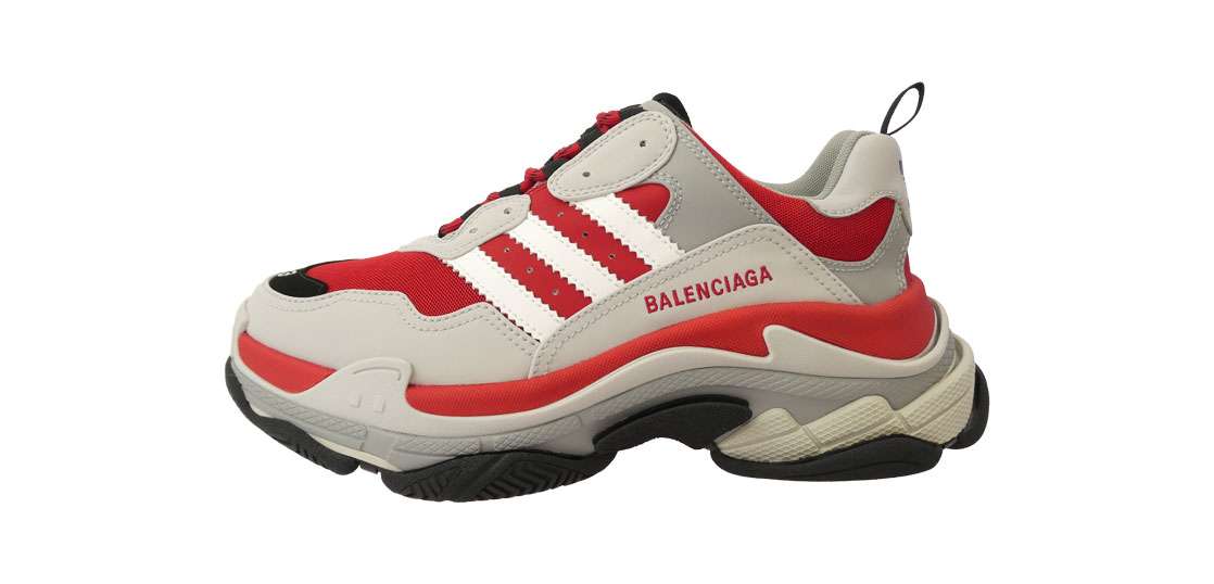 バレンシアガ × adidas 712821 TRIPLE S TRAINERS 買取実績