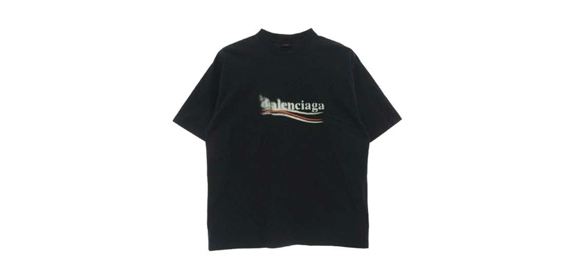 バレンシアガ 764235 TQVI5 Political Stencil T-shirt 買取実績