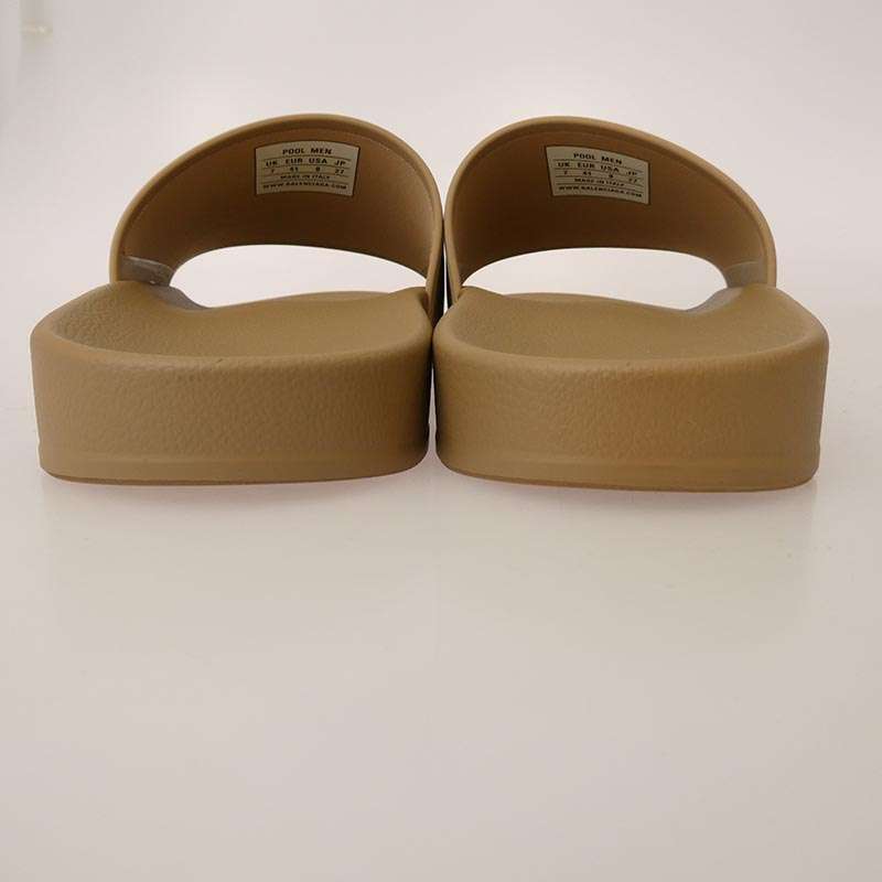 バレンシアガ 776818 W1S80 POOL POLITICAL LOGO ロゴ プール スライド サンダル 買取実績 画像