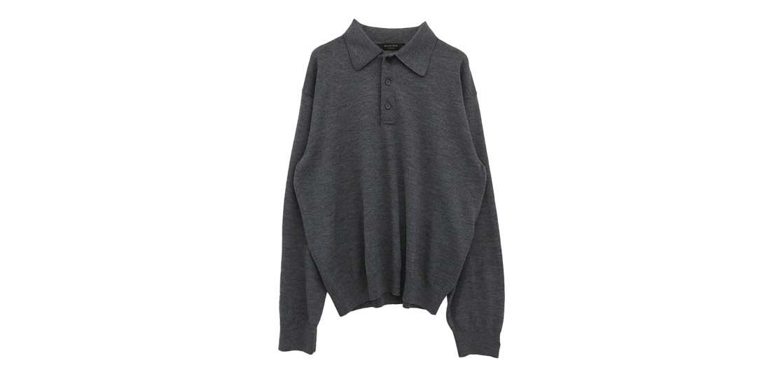 バレンシアガ 849966 T1756 2025 GARDEROBE ジャージー ウール ニット ポロシャツ 買取実績