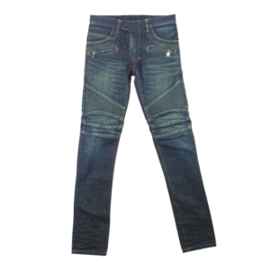 バルマン 14春夏 ダメージ加工 蛇腹 バイカー デニムパンツ 買取実績