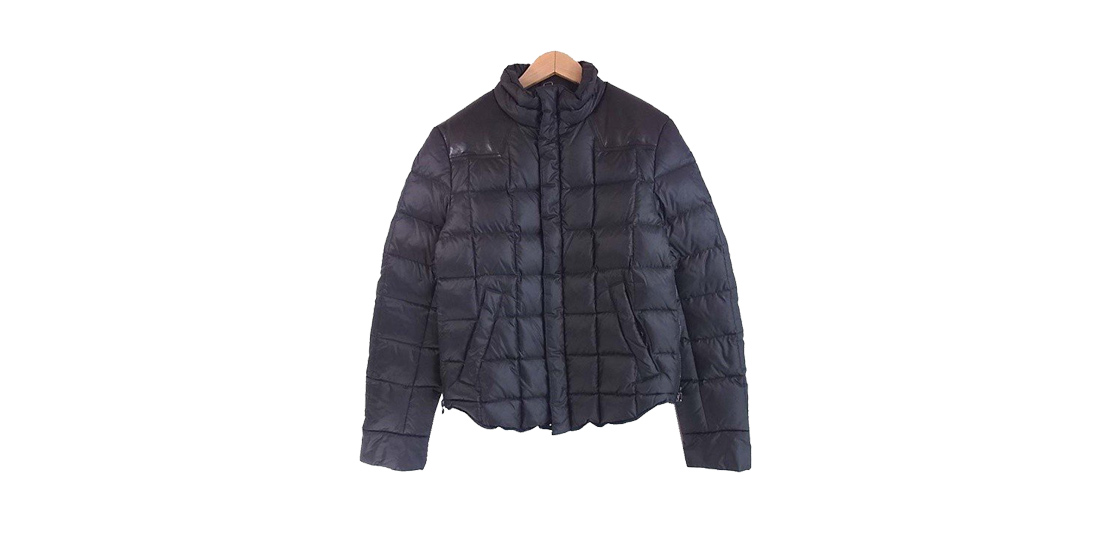 バルマン レザーヨーク切り替え ダウン ジャケット 買取実績