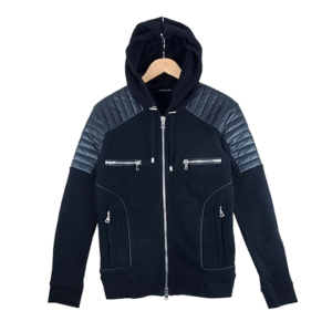 バルマン W5HJ219D125 バイカー レザー スウェット パーカー 買取実績