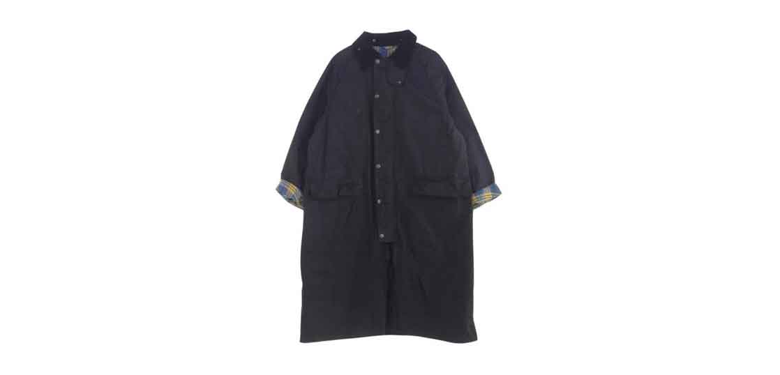 バブアー UNUSED 別注 20AW MWX1797BK11 Burghley Riding Coat 買取実績