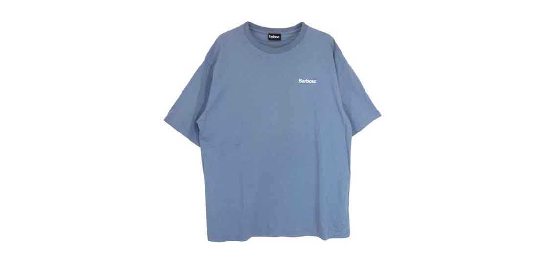 バブアー 241mtsg004 バックプリント ベーシック ロゴ Tシャツ 買取実績