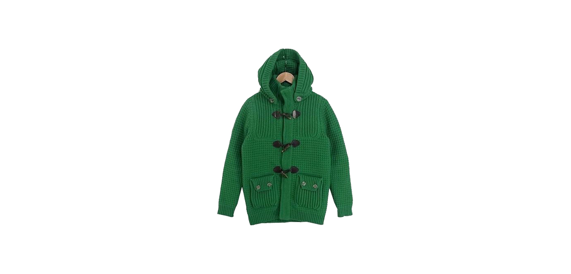 バーク × ビームス 別注 カモライニング ニット ダッフル 買取実績