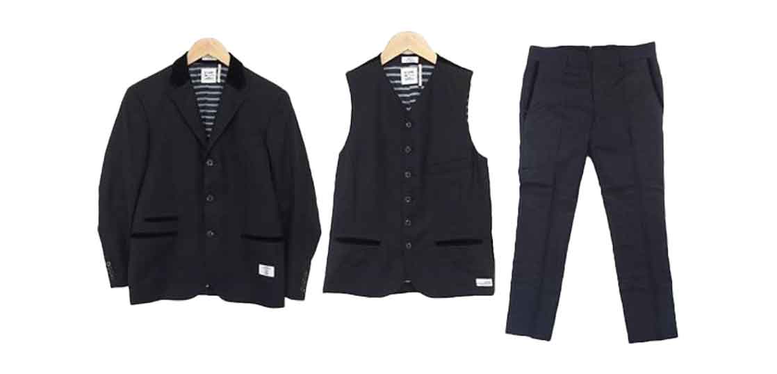 ベドウィン 3点セットアップ 買取実績