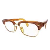 本鼈甲眼鏡 50～60年代 K18金フレーム眼鏡メガネ 画像