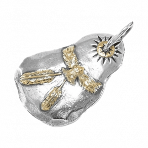 ビッグハンド イーグル フェザー タタキ 2000刻印 ペンダントトップ 買取実績