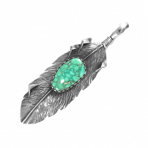 ビッグハンド ターコイズ フェザー ペンダントトップ 買取実績