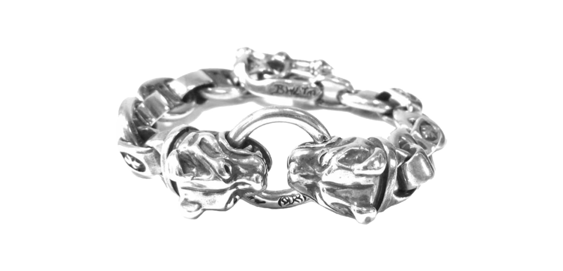 ビルウォールレザー ミニ ドッグ ヘッド クロス ブレスレット 買取実績