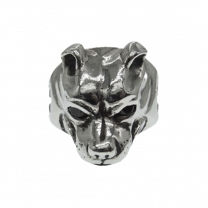 ビルウォールレザー ラージ ドッグヘッド ストーンアイ リング シルバー 買取実績